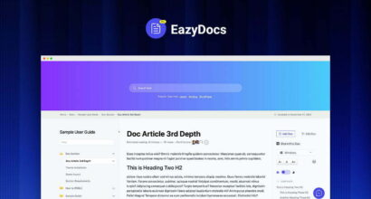 EazyDocs Frontend view