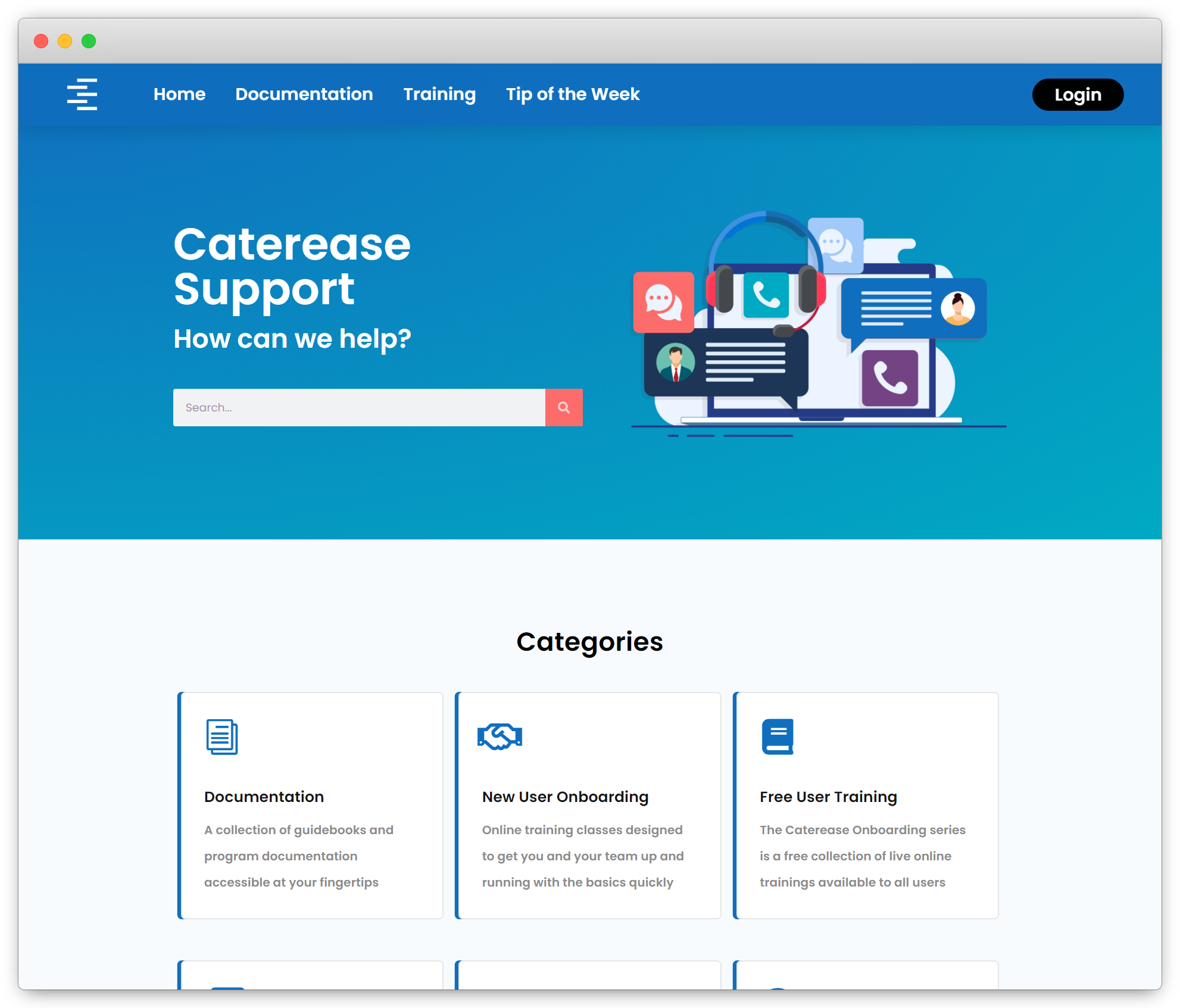 Built-with EazyDocs - Caterease Helpdesk